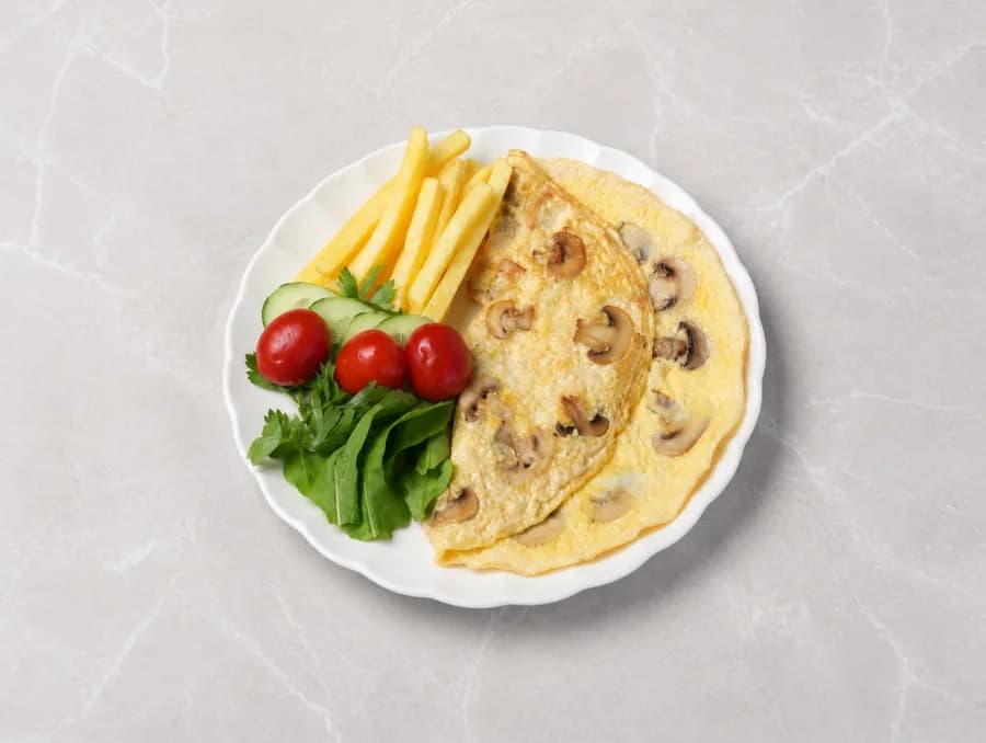 Mantarlı Omlet