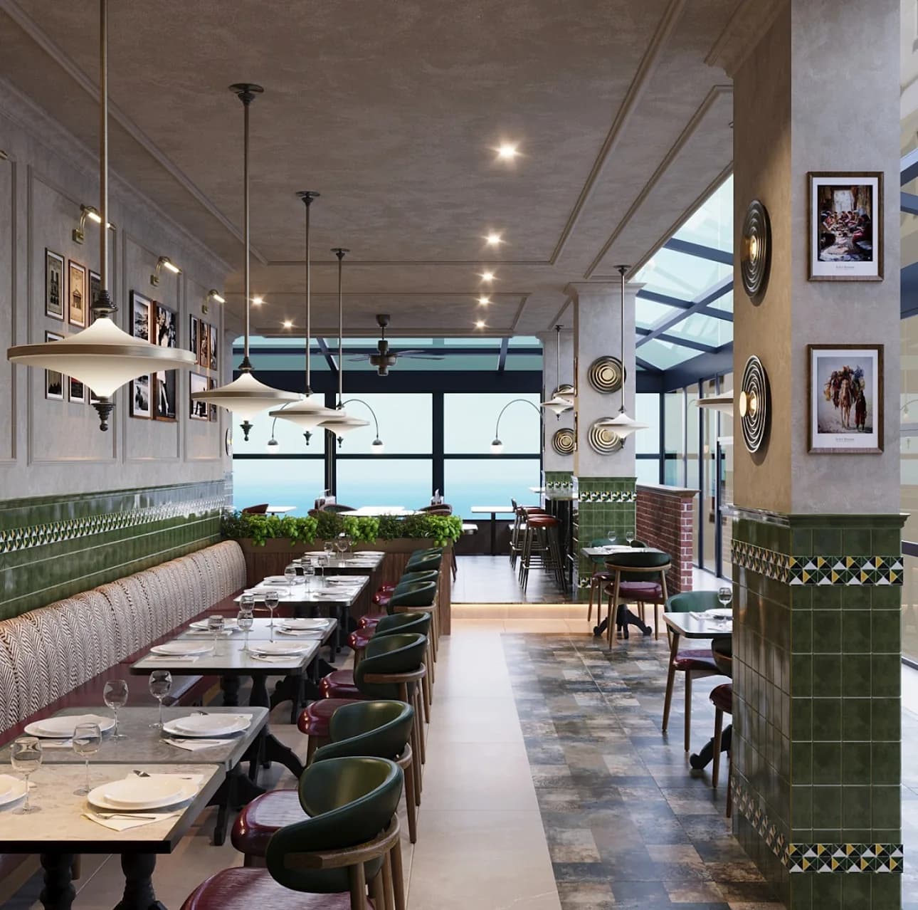 Teona Trattoria iç mekan